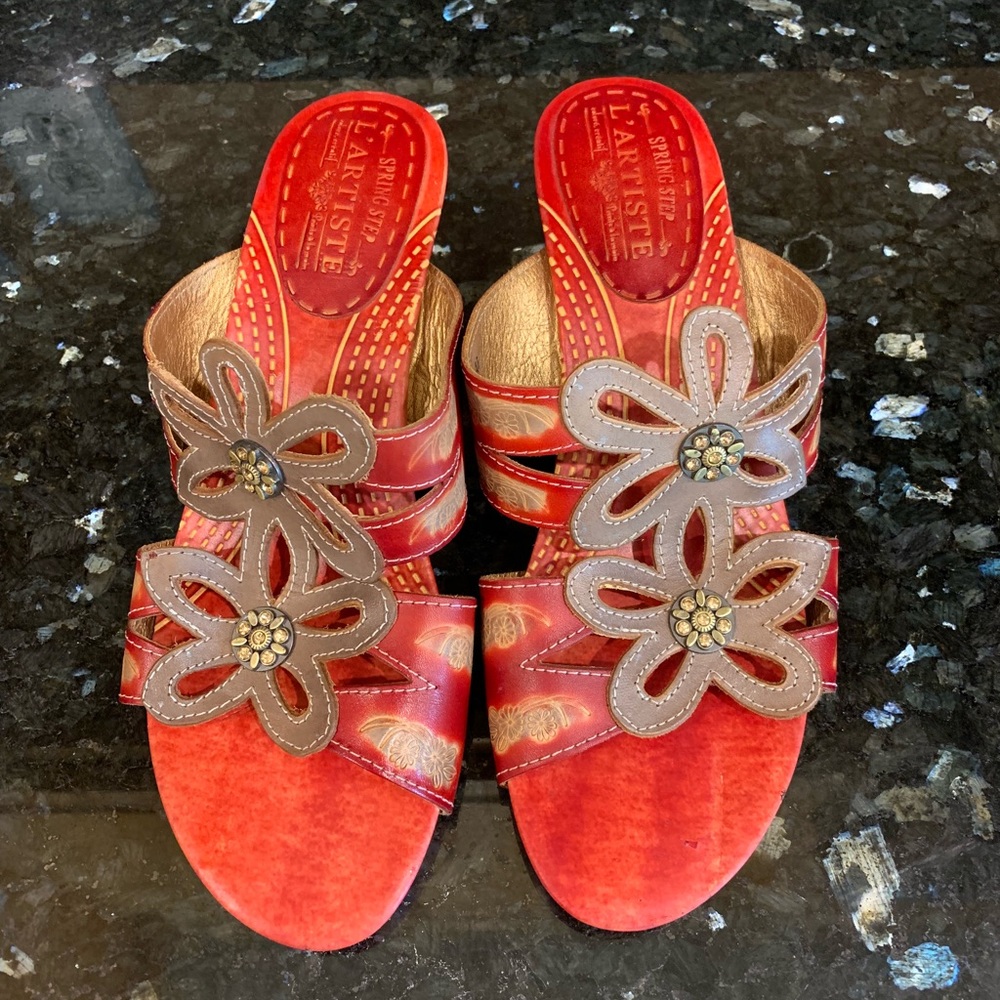 Red Spring step L’artiste Heels